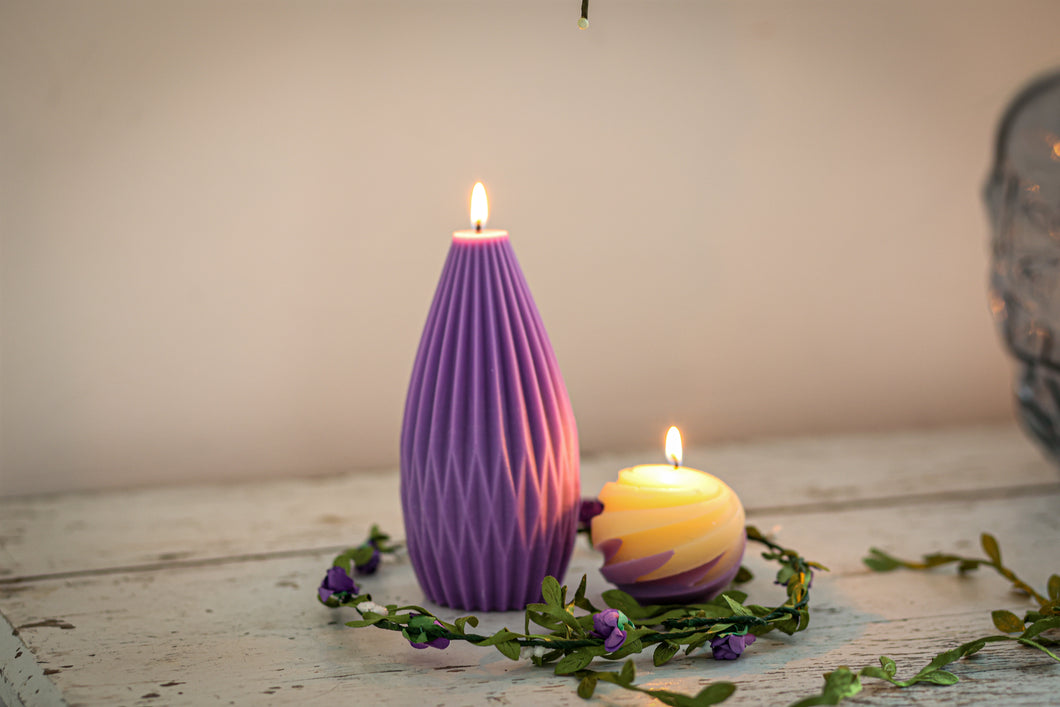 Modern Geometric Candles